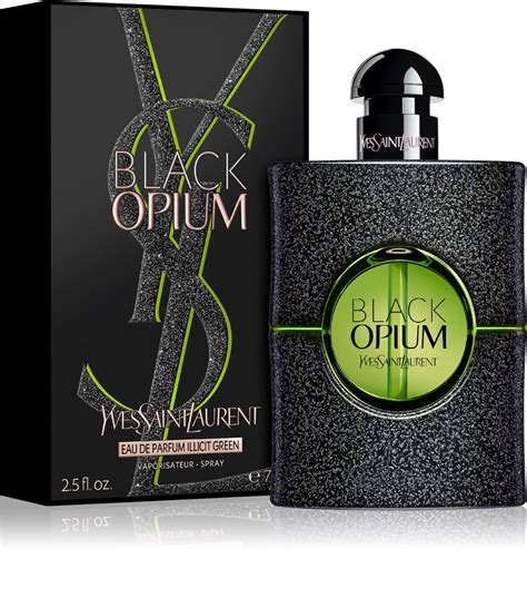 yves saint laurent black opıum illicit green|black opium illicit green parfum.